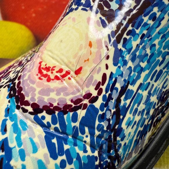 Klogs Womens Size 9 Medium Naples Starry Night Patent Slip-Resistant Clogs - Picture 7 of 9